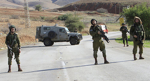 soldados de la ocupación israelí en Palestina